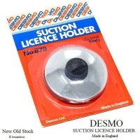 NOS DESMO TAX DISC HOLDER/デスモ タックスディスク ホルダー SV×BK デッドストック パッケージ
