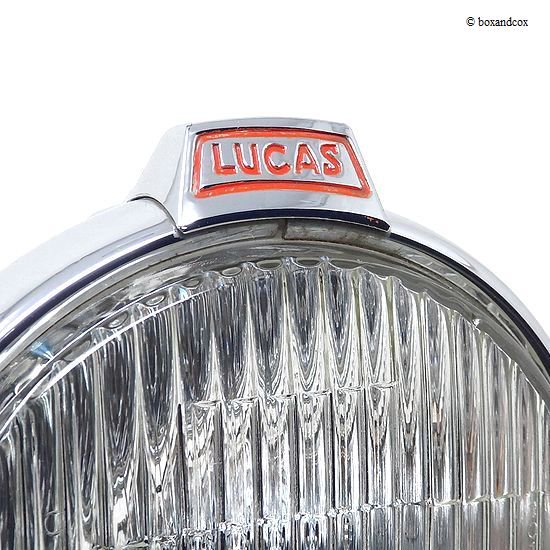 1960's LUCAS LR6 LONG RANGE DRIVING LAMP & FT6 FOG LAMP SET