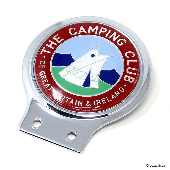 1960's THE CAMPING CLUB OF GREAT BRITAIN CAR BADGE/キャンピング
