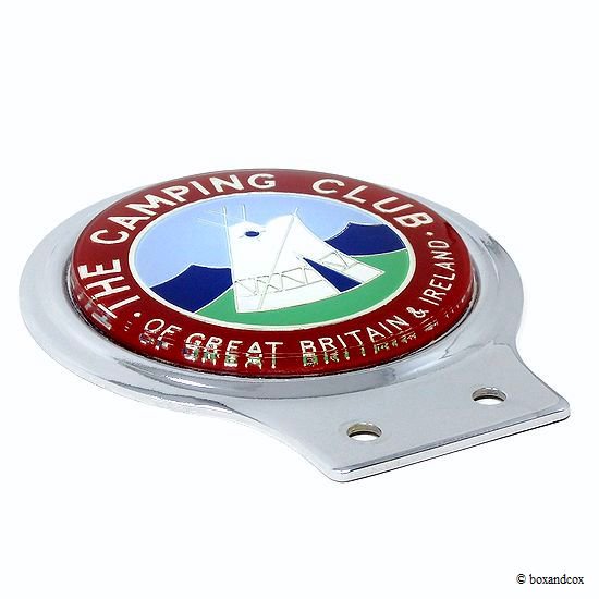 1960's THE CAMPING CLUB OF GREAT BRITAIN CAR BADGE
