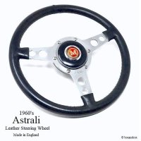 1960's Vintage Astrali Steering Wheels for Mini/オールド アストラリ レザーステアリング ミニ用ボスセット