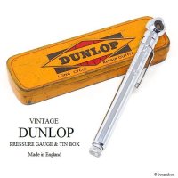VINTAGE DUNLOP PRESSURE GAUGE & TIN BOX/英国 ダンロップ エアゲージ & ティンボックス