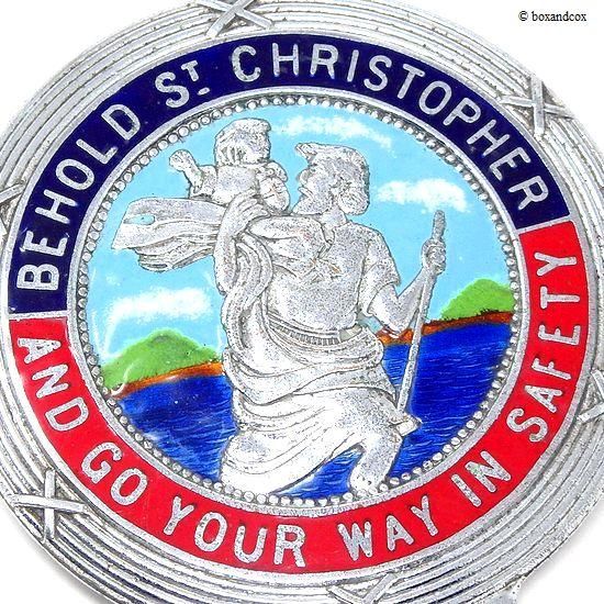 1960's ST.CHRISTOPHER CAR BADGE/セント・クリストファー カー