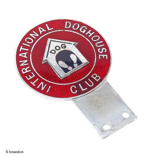 1960's ORIGINAL INTERNATIONAL DOGHOUSE CLUB BADGE/ドッグハウス