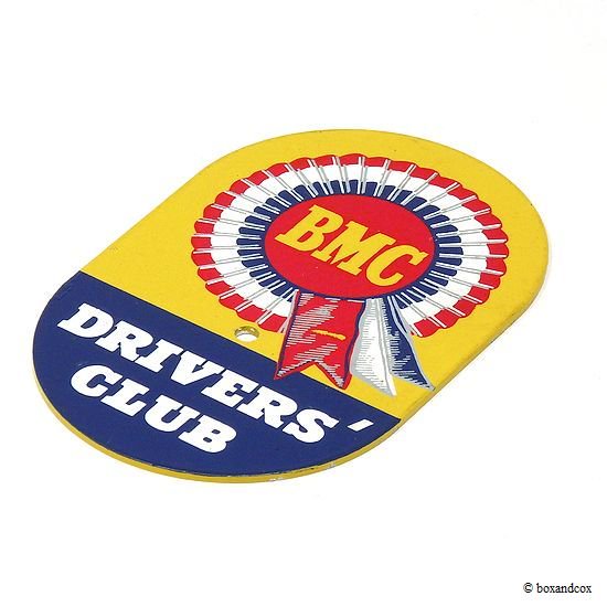 NOS 1950-60's ORIGINAL BMC DRIVERS' CLUB GREELE BADGE/BMC 