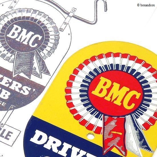 NOS 1950-60's ORIGINAL BMC DRIVERS' CLUB GREELE BADGE/BMC