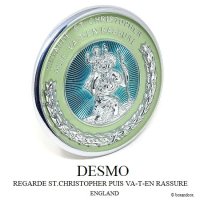 NOS 1950-60's VINTAGE DESMO ST.CHRISTOPHER/デスモ セント・クリストファー グリル・カーバッジ  MINT GREEN