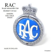 1950's RAC/Royal Automobile Club グリルバッジ 七宝 エナメル オリジナルフィティング付