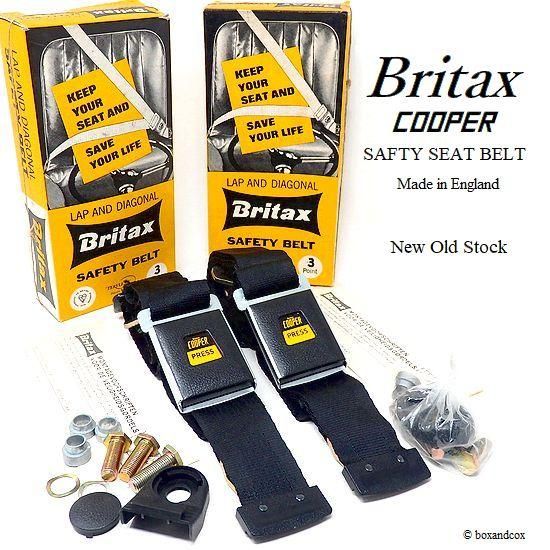 NOS Britax COOPER 3Point Seat Belt Set/ブリタックス クーパー 3点式