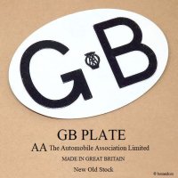 NOS 1960's ORIGINAL GB Plate AA/GBプレート AA デッドストック未使用