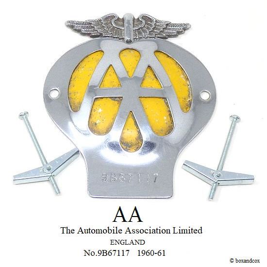 AA グリル バッジ カー バッチ 初期 1906 英国製 新品