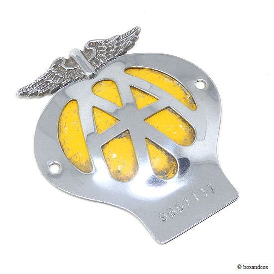 ORIGINAL AA CAR BADGE/当時物 オリジナル AA グリル バッジ 9B67117