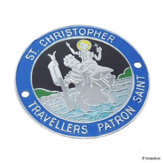 NOS VINTAGE ST.CHRISTOPHER CAR BADGE/セント・クリストファー