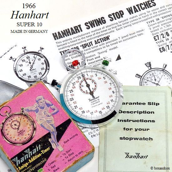 1966年 Hanhart SUPER 10 STOP WATCH/ハンハルト ストップウォッチ