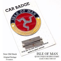 NOS 1960's ISLE OF MAN CAR BADGE/マン島 カー グリルバッジ デッドストック オリジナルパッケージ未開封