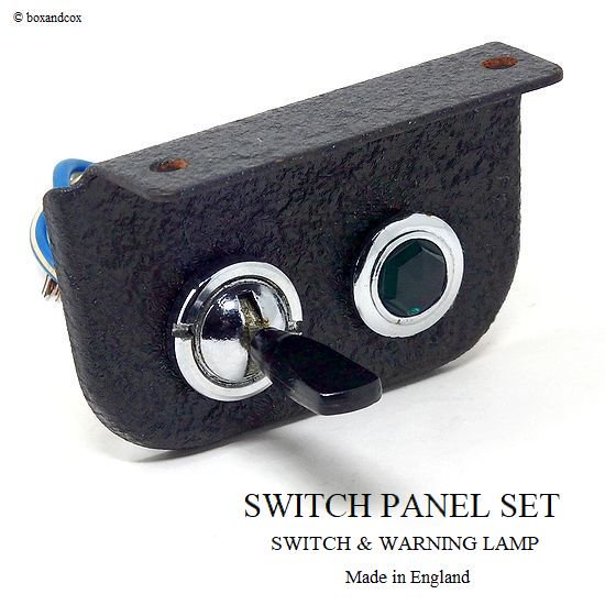 VINTAGE LUCAS SWITCH & WARNING LAMP PANEL SET/ルーカス スイッチ＆ワーニングランプ パネルセット -  bac style