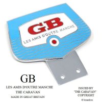 NOS 1960's GB LES AMIS D'OUTRE MANCHE by THE CARAVAN カーバッジ デッドストック ミントコンディション