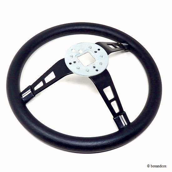 NOS Springalex Steering Wheel Full Set/スプリンガレックス ステアリング 48スプライン ミニ用 フルセット  デッドストック オリジナルBOX - bac style