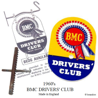 1960's ORIGINAL BMC DRIVERS' CLUB GREELE BADGE/BMC ドライバーズ クラブ グリルバッジ オリジナルコンディション