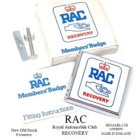 NOS 1960-70's RAC/Royal Automobile Club RECOVERY グリルバッジ デッドストック オリジナルBOX 完品