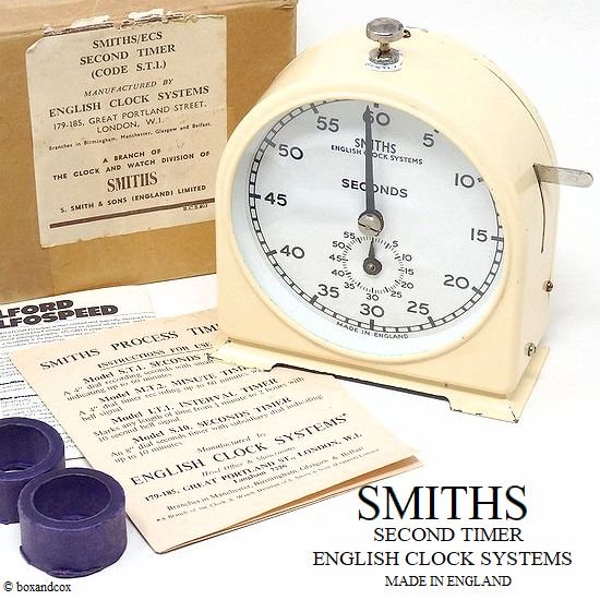 VINTAGE SMITHS SECOND TIMER ENGLISH CLOCK SYSTEMS/スミス 