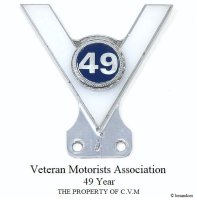 Veteran Motorists Association 49year Car badge/٥ƥ ⡼ꥹȶ 49ǯ Хå