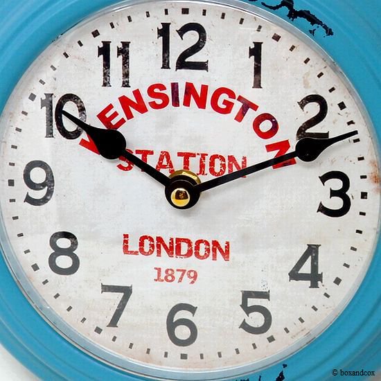 KENSINGTON STATION ROUND CLOCK/ケンジントン ステーション ラウンドクロック - bac style