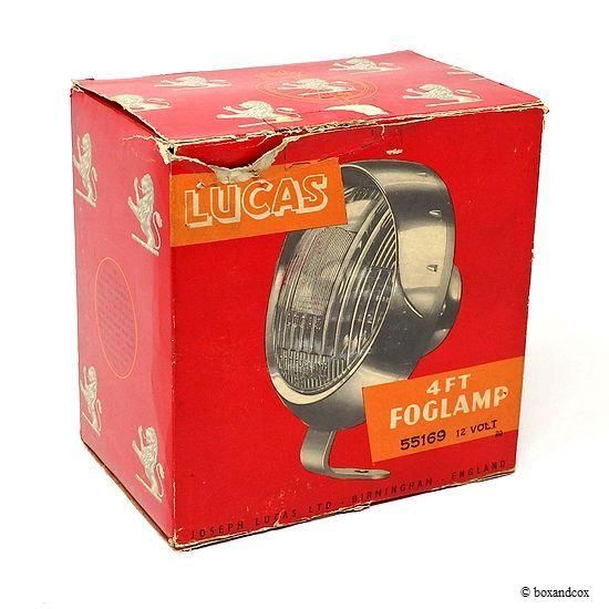 NOS LUCAS 4FT FOG LAMP/ルーカス フォグランプ デッドストック BOX ミントコンディション - bac style