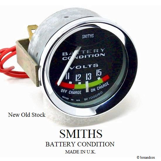 NOS 1960-70's SMITHS BATTERY CONDITION GAUGE/スミス バッテリー