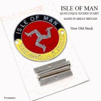 NOS 1960's ISLE OF MAN CAR BADGE/マン島 カー グリルバッジ デッドストック オリジナルパッケージ未開封