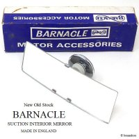 NOS BARNACLE SUCTION INTERIOR MIRROR CONVEX/バーナクル ルームミラー コンベックスミラー ワイド デッドストック BOX