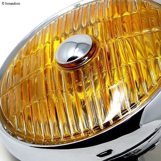 NOS 1960's MILLER FOG LAMP No.75F AMBER/ミラー フォグランプ アンバー デッドストック BOX - bac  style