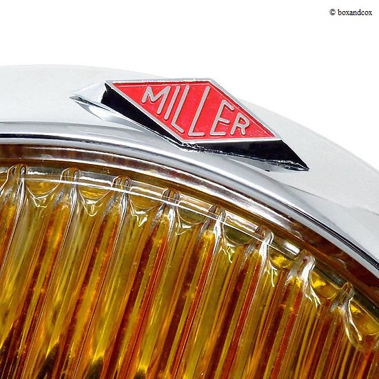 NOS 1960's MILLER FOG LAMP No.75F AMBER/ミラー フォグランプ アンバー デッドストック BOX - bac  style