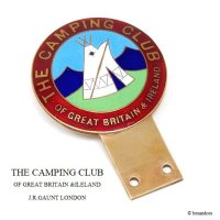 THE CAMPING CLUB OF GREAT BRITAIN CAR BADGE カーバッジ J.R.GAUNT製