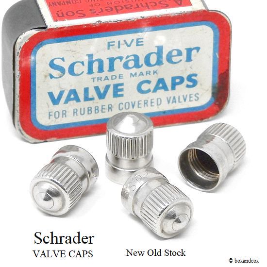 NOS Schrader Valve Caps/シュレーダー タイヤ エアバルブキャップ
