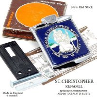 NOS ST.CHRISTOPHER CAR BADGE by RENAMEL/セントクリストファー カーバッジ グリルバッジ デッドストック オリジナルBOX