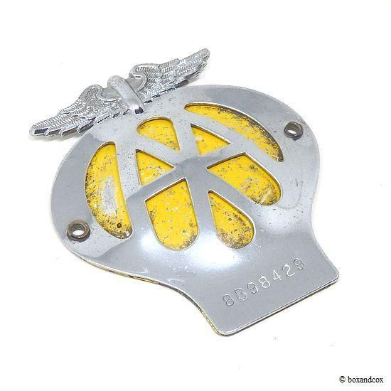 ORIGINAL AA CAR BADGE/当時物 オリジナル AA グリル バッジ 8B98429 (1960-1961) フィティング付属 -  bac style