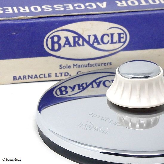 NOS BARNACLE TAX DISC HOLDER/バーナクル タックスディスクホルダー SV デッドストック ミント BOX - bac  style