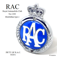 1950's RAC/Royal Automobile Club グリルバッジ 七宝 エナメル エクセレントコンディション