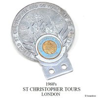 1960's ST.CHRISTOPHER TOURS LONDON CAR BADGE/ȡꥹȥե  Хå 