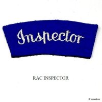 NOS 1950's RAC/Royal Automobile Club Patch INSPECTOR/ꥸʥ ֥ɽåڥ 󥹥ڥ ǥåɥȥå