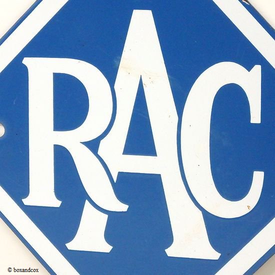 NOS ORIGINAL VINTAGE RAC ENAMEL SIGN/オリジナル ビンテージ RAC サイン ホーロー看板 デッドストック -  bac style