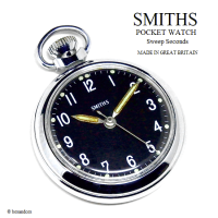 1970's SMITHS POCKET WATCH Sweep Seconds/ߥ  SV/BK