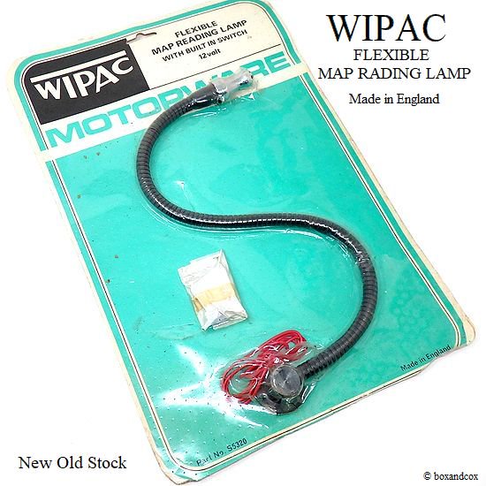 NOS WIPAC FLEXIBLE MAP RADING LAMP/ワイパック フレキシブル マップランプ デッドストック パッケージ未開封 -  bac style