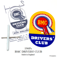 1960's ORIGINAL BMC DRIVERS' CLUB GREELE BADGE/BMC ɥ饤С  Хå ̤