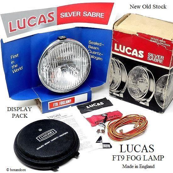 NOS 1968年 LUCAS FT9 FOG LAMP SILVER SABRE/ルーカス