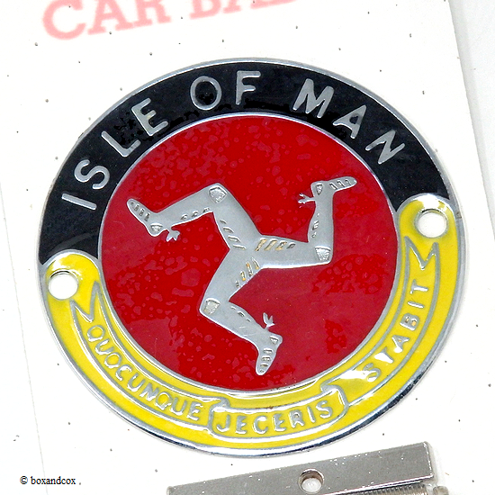 NOS 1960's ISLE OF MAN CAR BADGE/マン島 カー グリルバッジ NOS 1960's ISLE OF MAN CAR BADGE/マン島 カー グリルバッジ