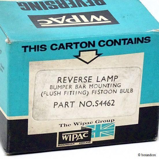 NOS WIPAC REVERSING LAMP BUMPER FITTING/ワイパック リバース