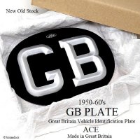 šNOS 1950-60's ACE GB PLATE Black/GBץ졼 ACE ǥåɥȥå̤