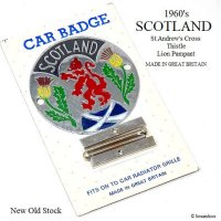 NOS 1960's SCOTLAND CAR BADGE PACK/åȥ Хå ǥåɥȥå̤ եƥ°